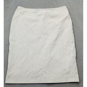 Kasper Separates Straight & Pencil Skirt Womens 12 Multi Striped Vented Back Zip